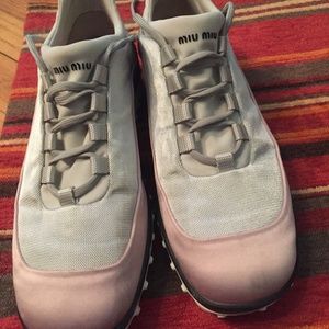 Miu Miu Satin Sneakers